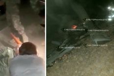 Estas imágenes se dieron a conocer para probar el derribo. Foto: Telegram.