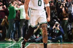 Jayson Tatum tuvo una noche inolvidable. Foto: Twitter (@NBAHistory)
