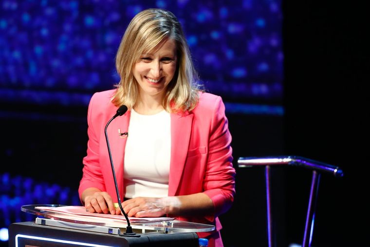 Myriam Bregman, la candidata de la izquierda Foto: EFE