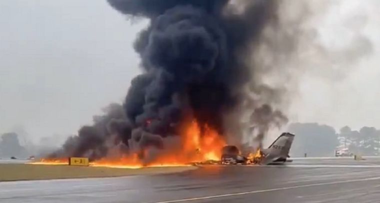 La aeronave era propiedad de Biffle.