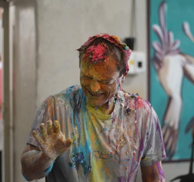 Como no podía ser de otra forma, el flamante letrado tuvo su festejo.