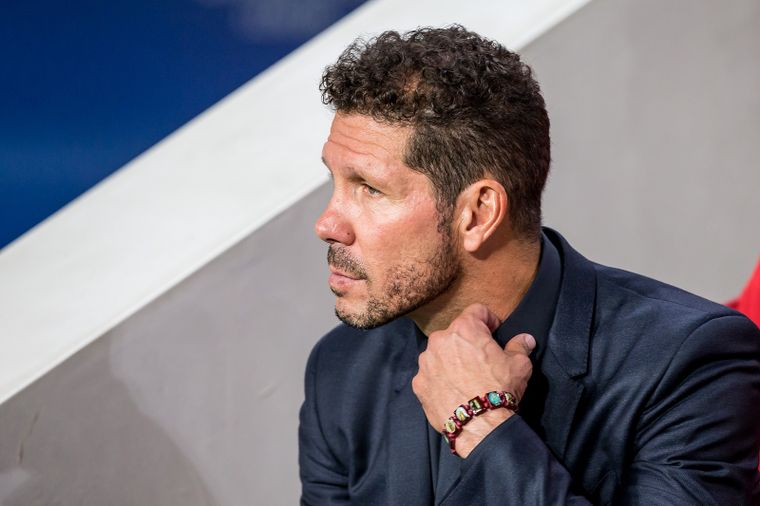 Diego Simeone, entrenador del Atlético de Madrid, analizó la caída de su equipo.