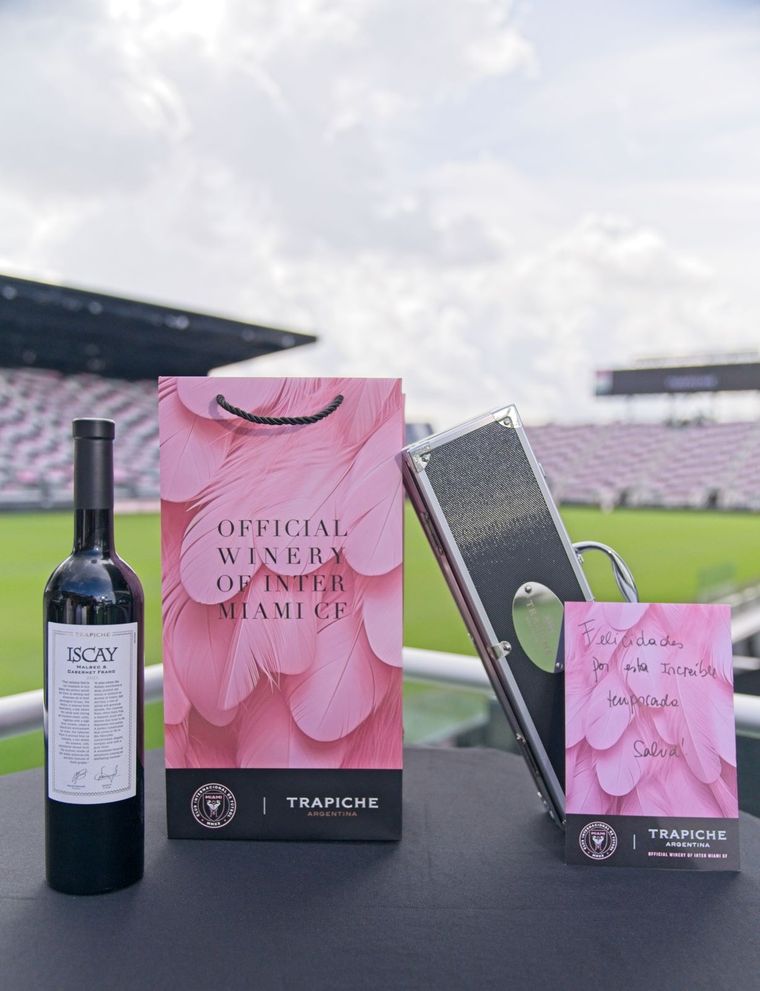 La bodega Argentina es sponsor oficial del Inter Miami. Gentileza. La bodega Argentina es sponsor oficial del Inter Miami. Gentileza.