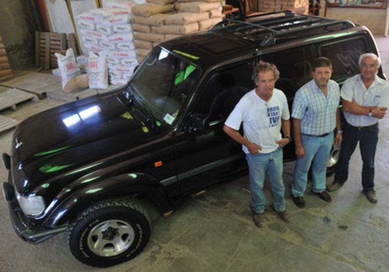 Parte del equipo: Patti, Allub y Herrainz. Foto: Pachy Reynoso / MDZ