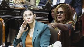 Las diputadas libertarias Marcela Pagano y Lilia Lemoine.