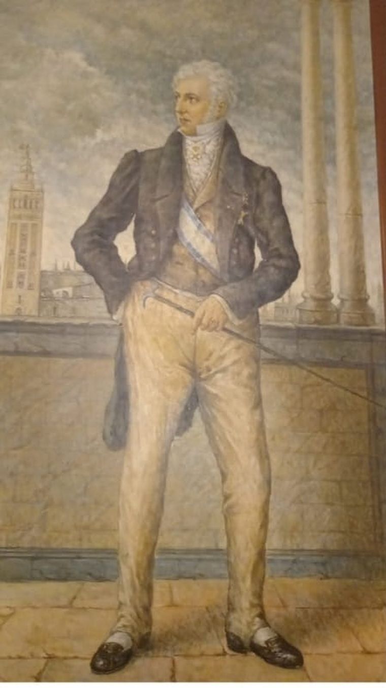 Alejandro Aguado. Obra de Rafael Cubillos en Museo del Pasado Cuyano de Mendoza. Alejandro Aguado. Obra de Rafael Cubillos en Museo del Pasado Cuyano de Mendoza.