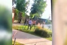 el video que muestra a dos de los rugbiers golpeando a otro joven en 2019