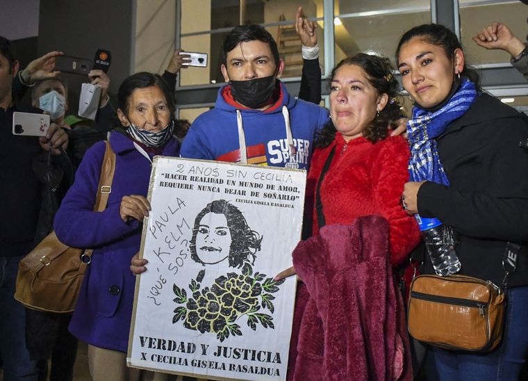 El acusado tras ser absuelto Foto: Télam