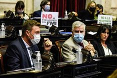 Los diputados Carlos Gutiérrez, Natalia de la Sota e Ignacio García Aresca Foto: Twitter @CórdobaFederal