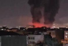 Nuevos bombardeos aéreos de Israel en Teherán, Irán.