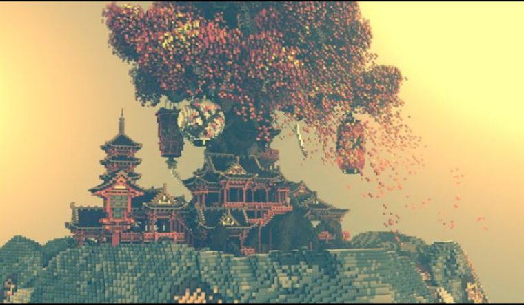 Estructura hecha por @ushio.tokura en Minecraft