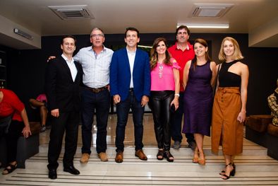 MDZol | Oscar Krill, Federico Chiapetta, Tadeo García Salazar, Laura Carbonari, Fernando Lanzone, Pia Persia y Ludmila Llaver. Foto: Gentileza