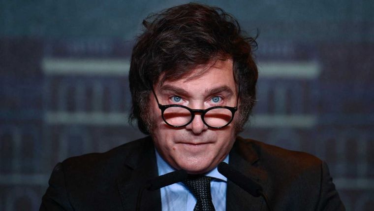 El presidente Javier Milei paralizó las obras. El presidente Javier Milei paralizó las obras.