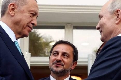 Erdogan y su socio, Vladimir Putin; los mandatarios tienen una muy buena relación. Foto: Efe.