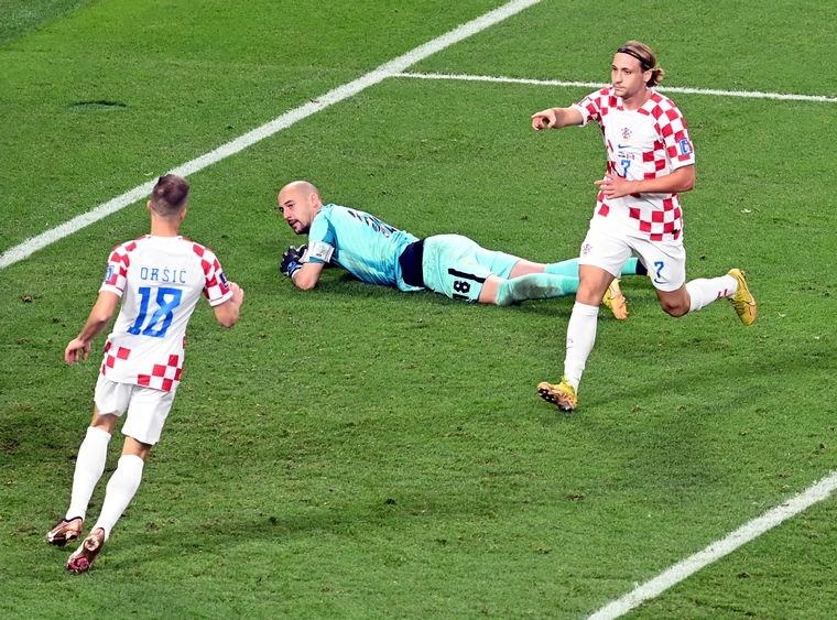 Croacia goleó 4-1 a Canadá por la segunda fecha del Grupo F. Foto: EFE