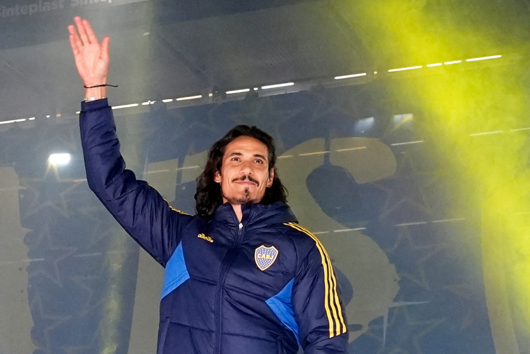 Gareca aseguró que Cavani está hecho para Boca. Foto: Boca Juniors