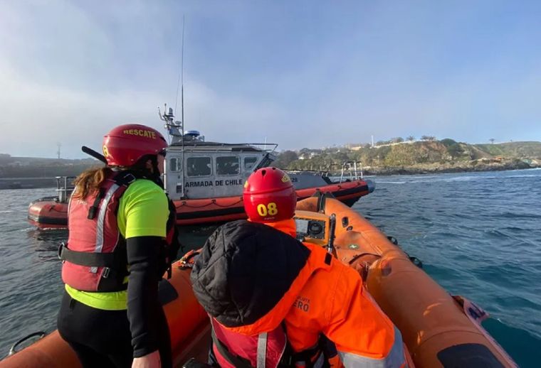 El operativo de búsquedad del joven argentino es liderado por la Armada de Chile.&nbsp;