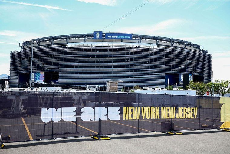El MetLife Stadium de Nueva Jersey acogerá ocho partidos del Mundial, incluida la final del 19 de julio.