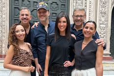 Los conductores de la Fiesta Nacional de la Vendimia. Foto: MDZ