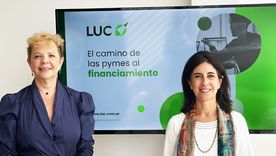 María Laura García Conejero e Irene Alfiz creadoras de LUC, una plataforma que ayuda al financiamiento de la mipymes.  