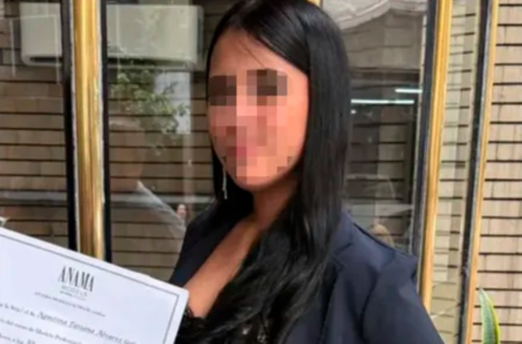 La adolescente primero fue rozada por una bala y luego recibió un disparo en su pierna derecha.