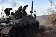 Las fuerzas rusas penetran más en las  líneas enemigas. Foto: Efe.