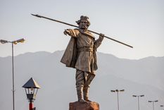 Ángel Vicente El Chacho Peñaloza fue el caudillo que entregó su vida por la lucha federal y la imagen que ilustra la cuasimoneda de La Rioja Foto: @TeresitaMadera