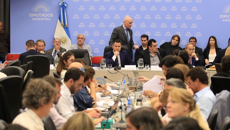 Tras las negociaciones, el oficialismo alcanzó el dictamen Foto: NA