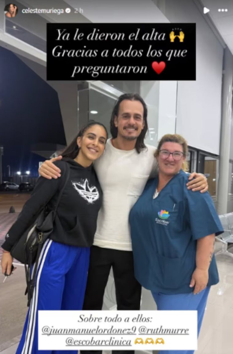 El actor fue dado de alta tras un cuadro de deshidratación y estrés. El actor fue dado de alta tras un cuadro de deshidratación y estrés.