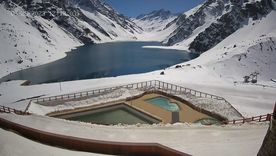 En Portillo fueron 5 días de nevadas intensas Foto: Webcam