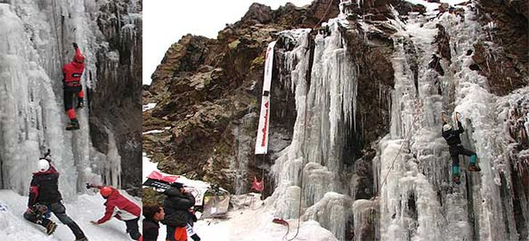 Destreza y aventura en el Centro Invernal El Diamante Foto: Lente Austral