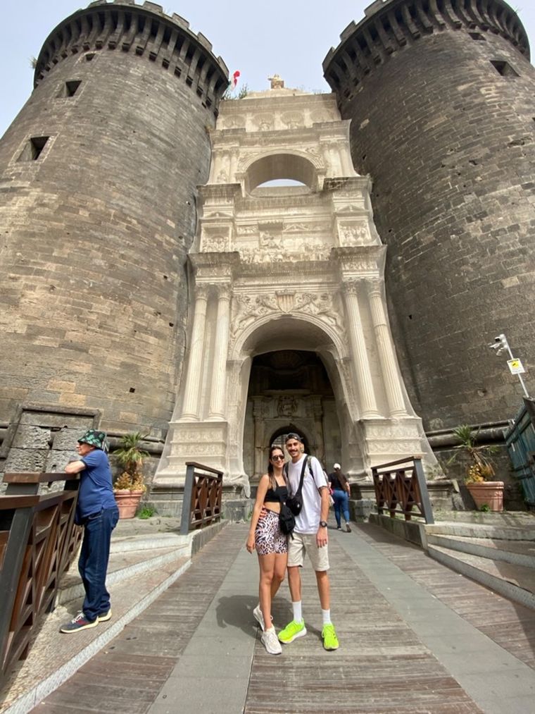 Sol y Alexis viajaron a Italia con el deseo de crecer profesionalmente y vivir nuevas experiencias Foto: Gentileza Alexis Mattucci