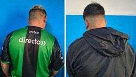 Los dos sospechosos detenidos tras la persecución en Maipú. Los dos sospechosos detenidos tras la persecución en Maipú.
