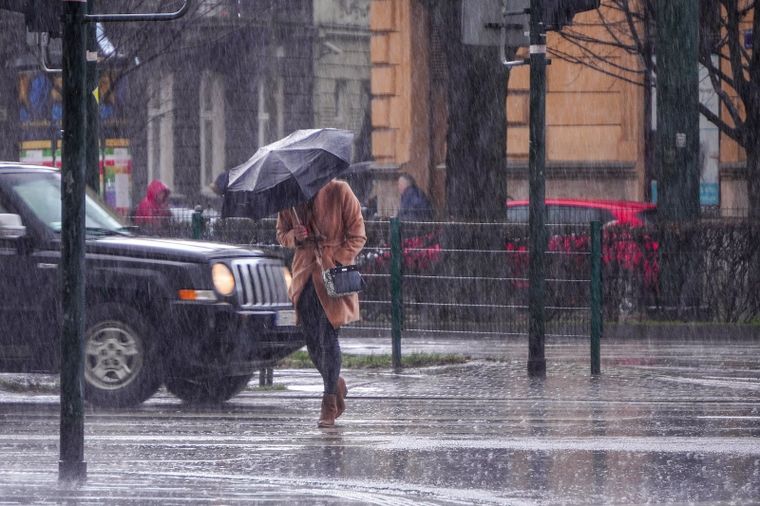 La lluvia se mantendrá en varias zonas de Buenos Aires por algunos días. 
