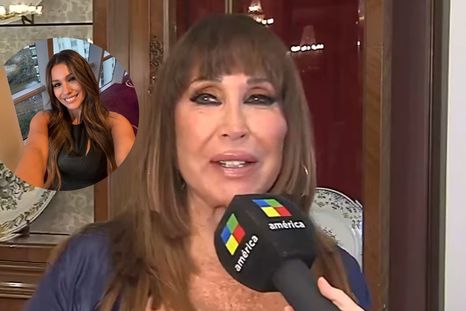 Moria activó la lengua karateca y fulminó a Carolina. Fotos: captura de video/ América TV/ Instagram: @pampitaoficial. Moria activó la lengua karateca y fulminó a Carolina. Fotos: captura de video/ América TV/ Instagram: @pampitaoficial.