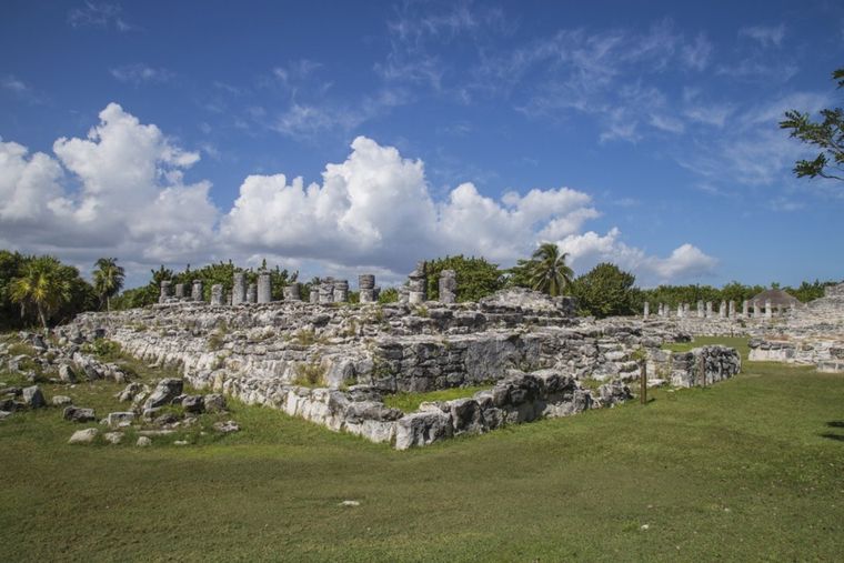 En Cancún también se encuentra El Rey, un  asentamiento prehispánico que  corresponde a una zona religiosa. Foto: Gentileza