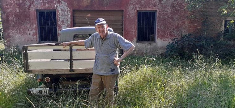 Horacio Vinardi, el último habitante de Francisco Paz, Rosario Foto: Facebook Portal de los pueblos