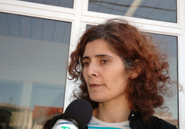 Graciela, madre de Priscila, la adolescente de 13 años que fue golpeada por tres compañeras en una escuela de San Isidro. Foto: NA