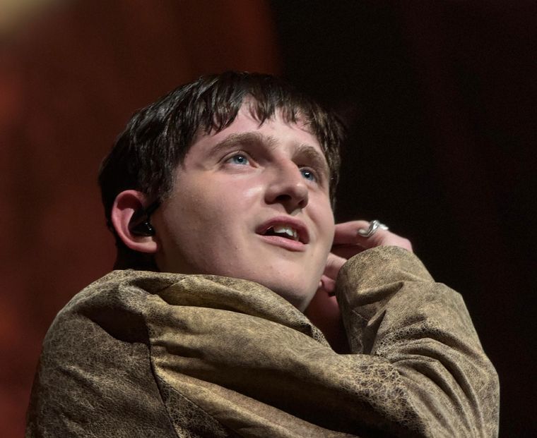 Dillom se presentó el sábado en el Movistar Arena. Foto: Gabriel Sotelo