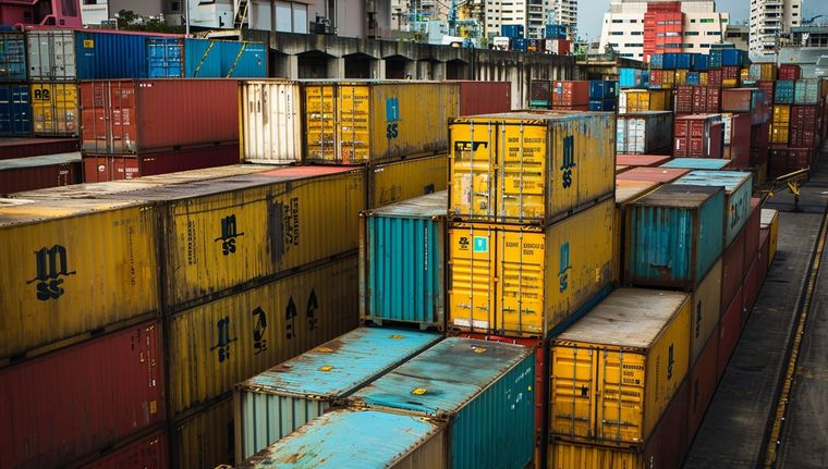 Argentina y medidas que fomentan el comercio internacional. Foto: Imagen generada con Midjourney