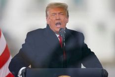 Trump llamó a sus seguidores a marchar al Capitolio el pasado 6 de enero. Foto: Reuters