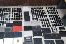 Algunos de los elementos robados hallados