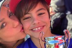 Milan Piqué, el hijo mayor de Shakira, se convirtió en tendencia por estas horas. Foto: Instagram / @Shakira