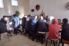 Jóvenes en conflicto con la ley en uno de los talleres Foto: Gobierno de Mendoza Jóvenes en conflicto con la ley en uno de los talleres Foto: Gobierno de Mendoza