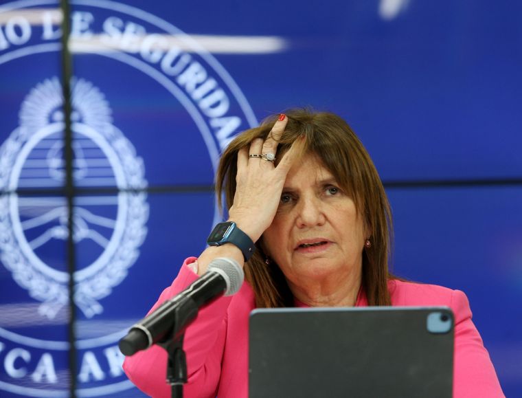 Patricia Bullrich, ministra de Seguridad de la Nación. Foto: NA