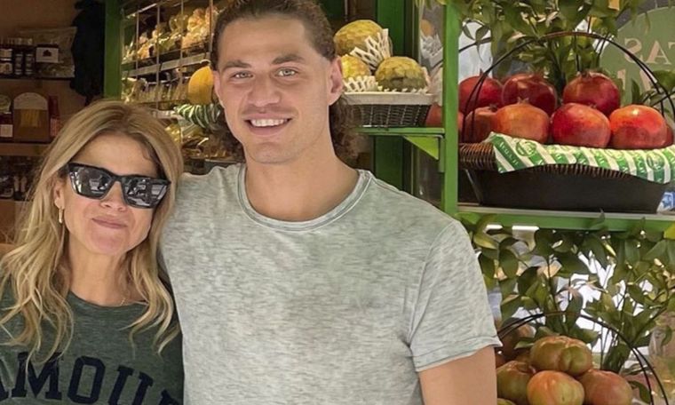 Gianmarco Battelini es uno de los hijos de Flavia Palmiero El joven de 28 años vive en Dinamarca y es chef