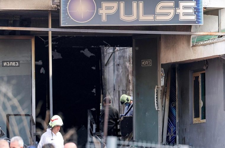 Consternación en Macedonia tras el incendio Foto: X