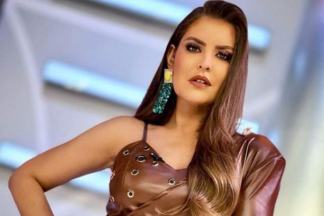 Vanessa Claudio cautivó con su estilo elegante.