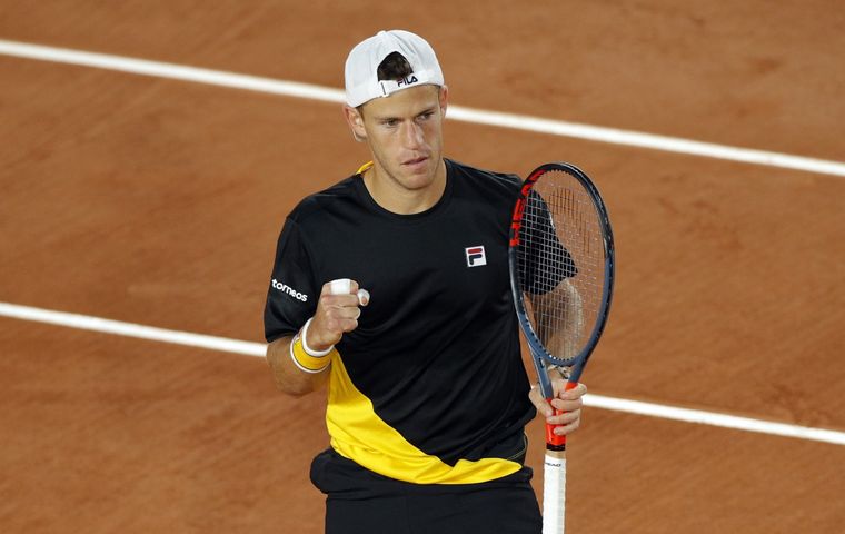 Schwartzman ganó con autoridad y avanza en Roland Garros Foto: EFE