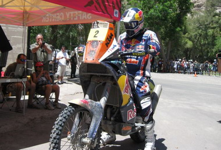 Ayer Despres llegó a El Zonda a las 14.32.